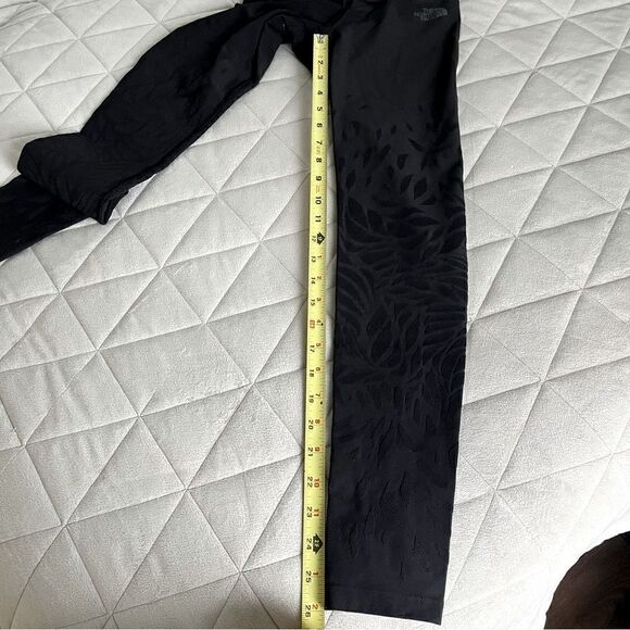 North Face Women’s Winter Warm FULL Length Jacquard Black Pant Flashdry Size XS - Picture 6 of 11